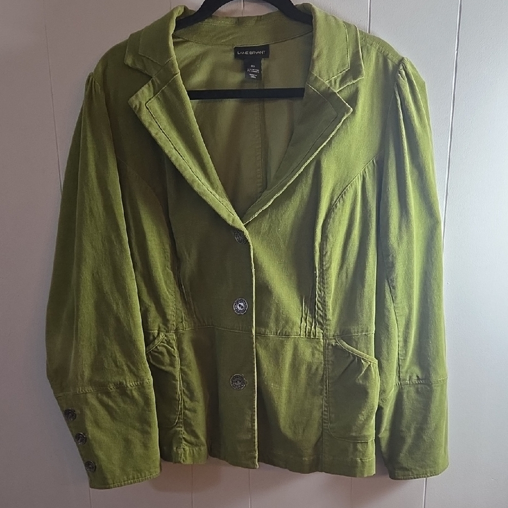Lane Bryant Green Blazer